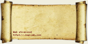 Nadja Dinić vizit kartica